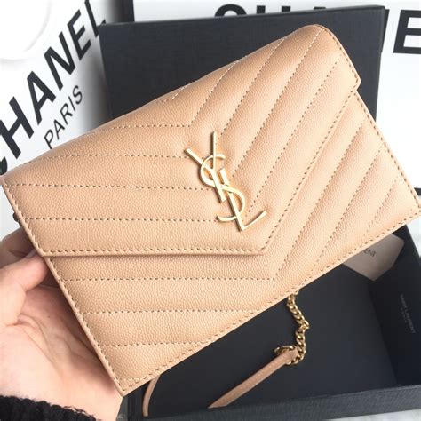 YSL beige crossbody